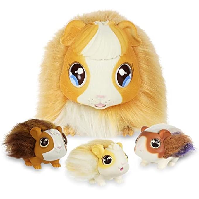 rayihni FAMOSA - MAMA SURPRISE, INTERACTIVE PLUSH GUINEA PIG WITH SOUNDS AND MOVEMENTS THAT HAS BABIES, A TOY FROM 5 YEARS OLD - Image 3